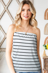 Striped Tube Top