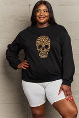 Simply Love Full Size Drop Shoulder Graphic Sweatshirt