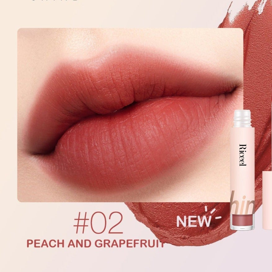 SHINE Series 8 Colors Lip Mud Soft Velvet Matte lipstick