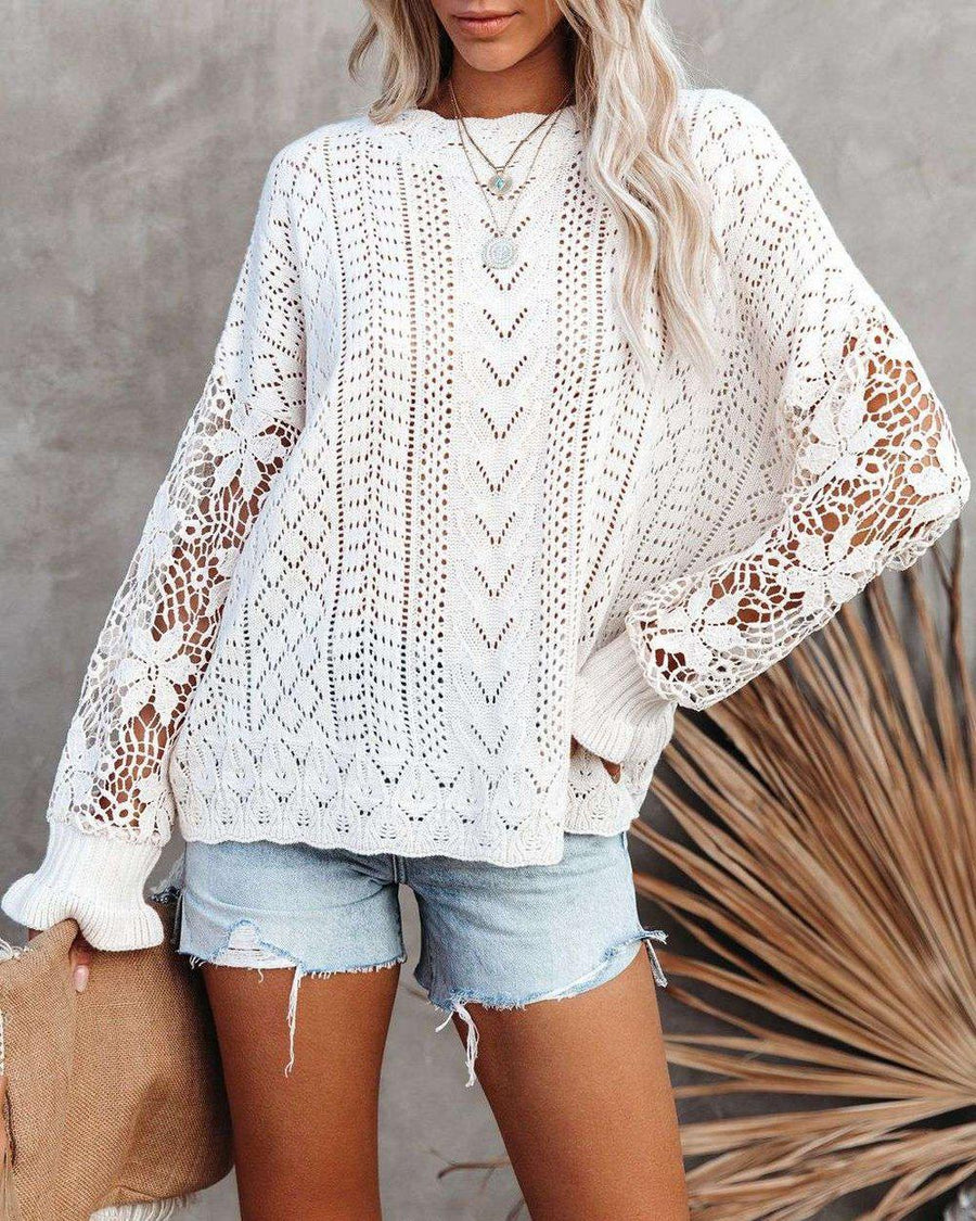 As Good as it Gets Cream Sweater