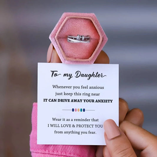 (🎁Early Christmas Sale🎁)For Daughter - Drive Away Your Anxiety Fidget Rings
