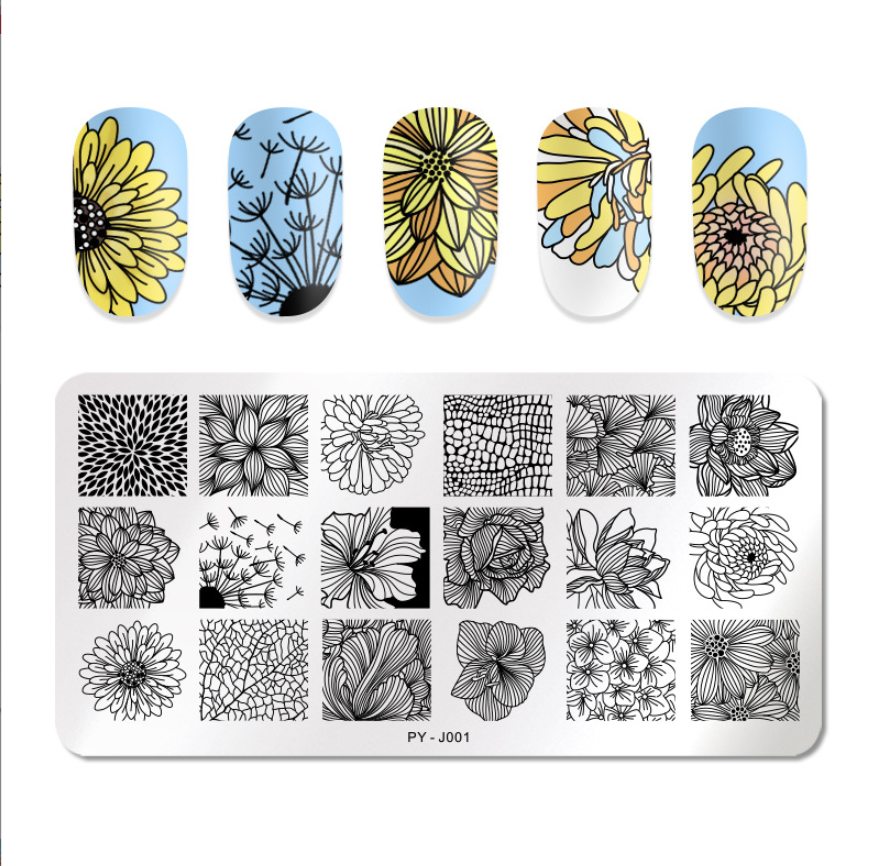 Nail Art Stickers - Flowers
