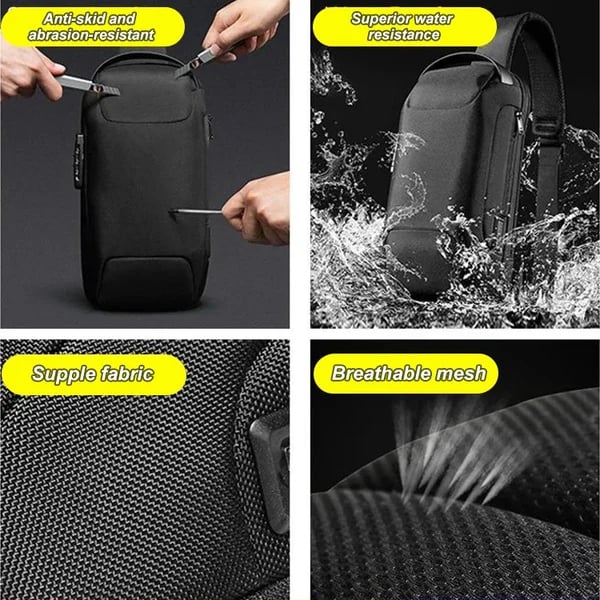 USB charging sport sling  Anti-theft shoulder bag(Buy 2 Free Shipping)