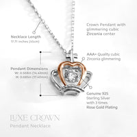 (🔥Early Christmas Sale🎁) To My Badass Granddaughter - Luxe Crown Necklace Gift Set
