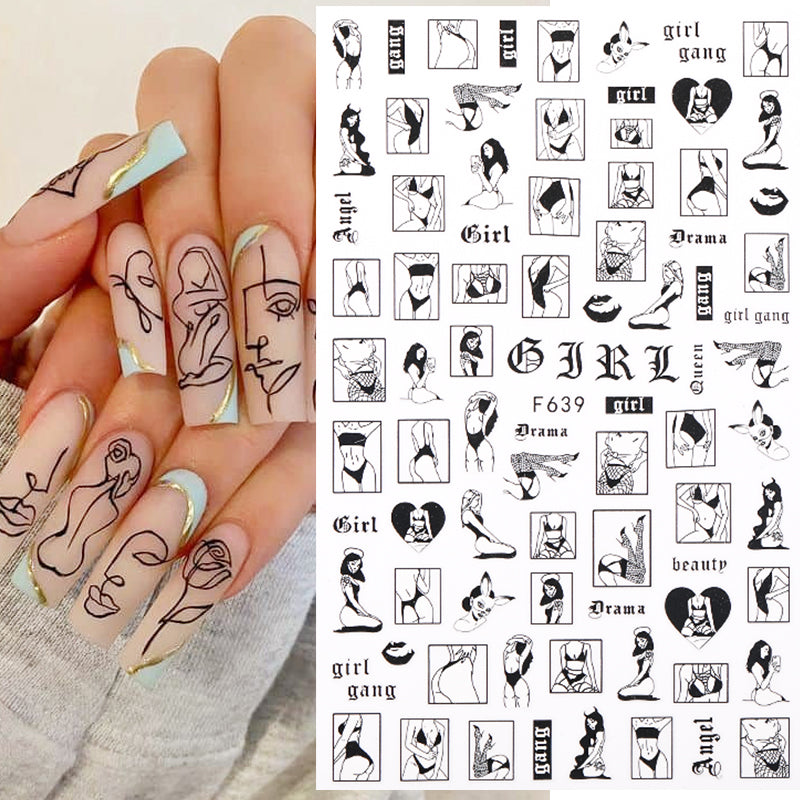 ⭐3D Nail Stickers⭐