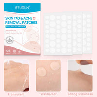 (🎁Early Black Friday Sale🎁)SKIN TAG&ACNE REMOVAL PATCHES(108 PIECES)