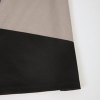 Zig-Zag Neutral and Black Long Sleeve Mini Dress