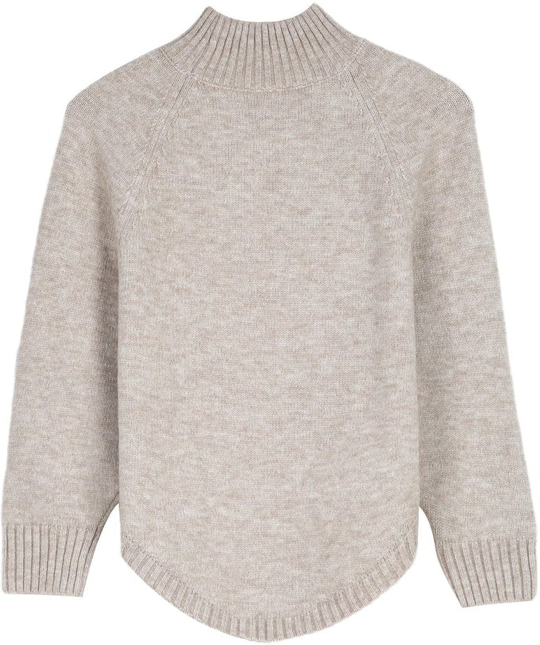 Vintage Long Sleeve Plain Sweater