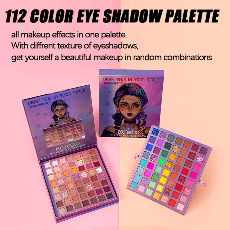 112 Colors Catwoman Eyeshadow Pearl Glitter Eyeshadow
