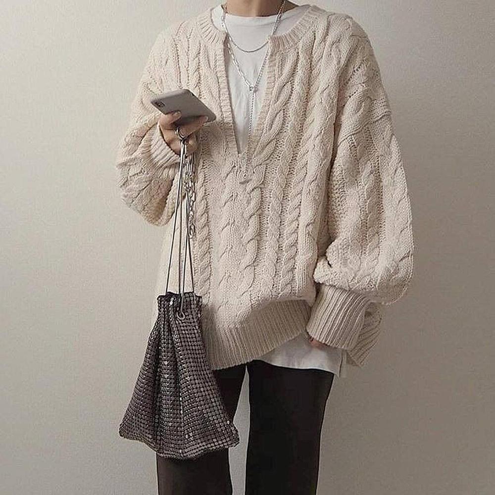 Oversized Grunge Baggy Knitted Sweater