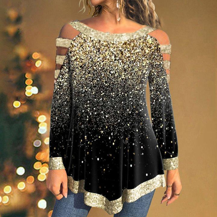 Special Round Neck Long Sleeve Top