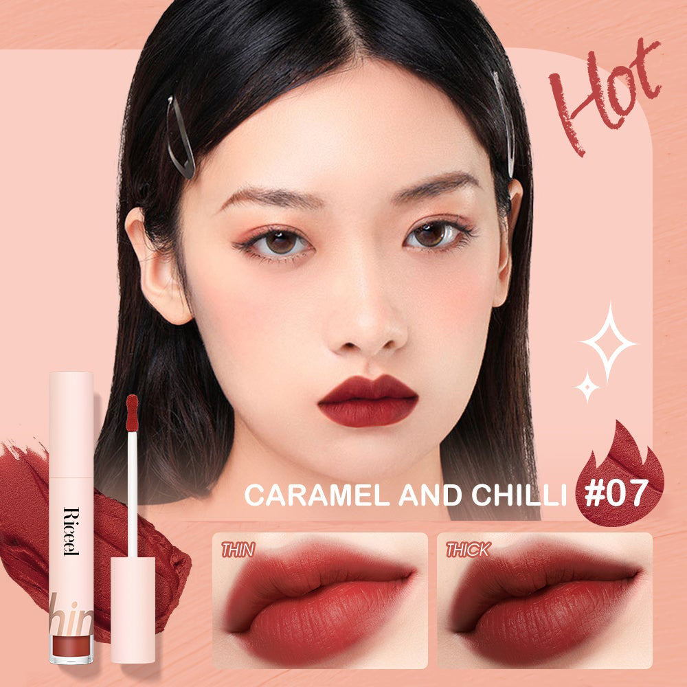 SHINE Series 8 Colors Lip Mud Soft Velvet Matte lipstick