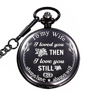 (I Will Always Be With You)To My Grandson Pocket Watch