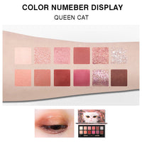 12 Colors Animal Eye Shadow Pearlescent Matte Glitter——Buy 1 Get 2 Free