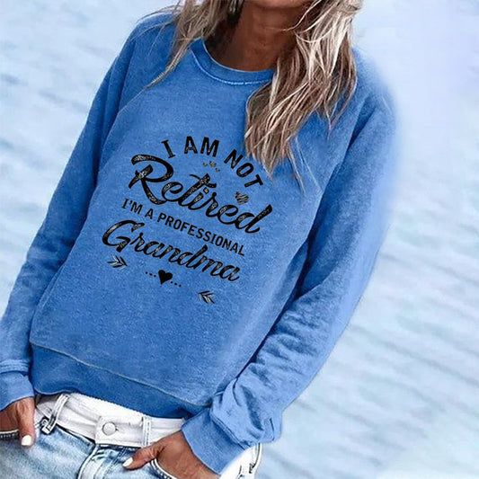 Causal Letter Long Sleeve Top