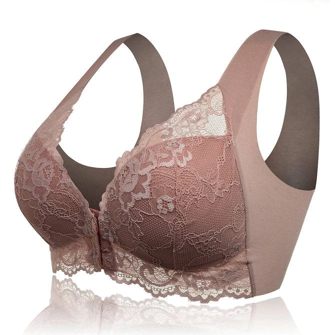 Riceel® SORA BRA Front Closure '5D' Shaping Push Up Bra (Sixty Is The New Sexy!)Pink