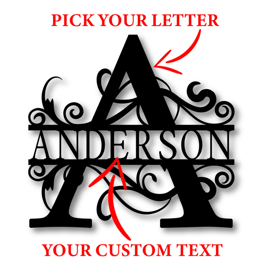 💕Personalized metal letter art 💕Customize the name you want🎁【Buy 2 free shipping】