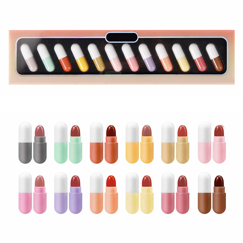 12 Colors Mini Lipstick Set