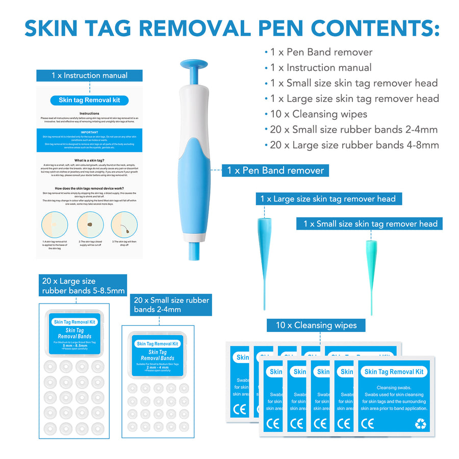 Auto Skin Removal Kit Skin Removal Pen Painless Fast-acting Blemish-free Skin