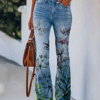 ?Flare Printing Design Jeans?-BUY 2 FREE SHIPPING