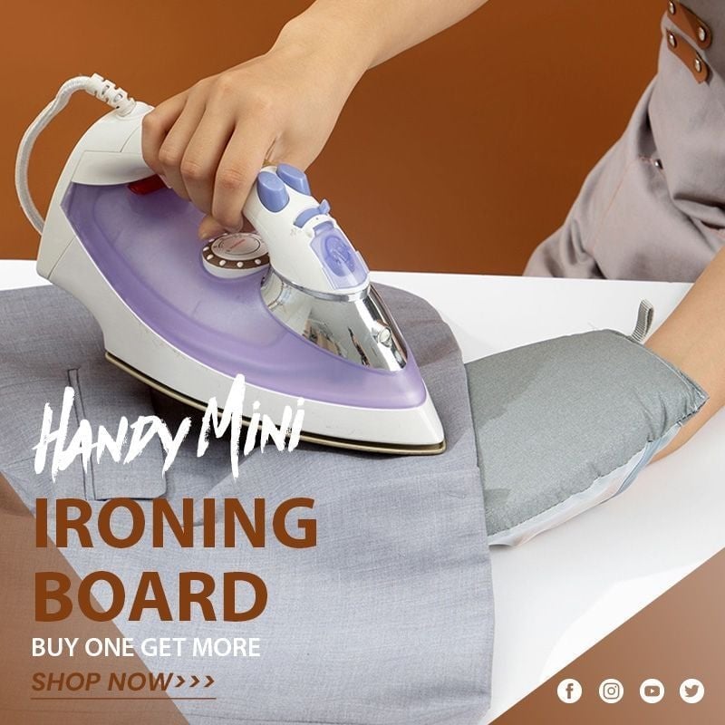 Summer Hot Sale  - Handy Mini Ironing Board - Buy 2 get 1 Free