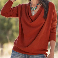 You’re Getting Warmer Cowl Neck Top